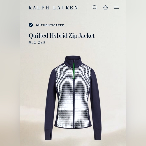 RLX Ralph Lauren-Quilted Hybrid Zip Jacket - Picture 2 of 6